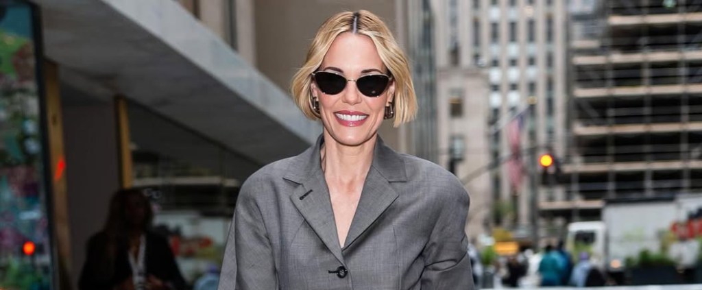 Leslie Bibb oživuje balónové kalhoty: návrat nostalgického střihu v moderním&nbsp;pojetí