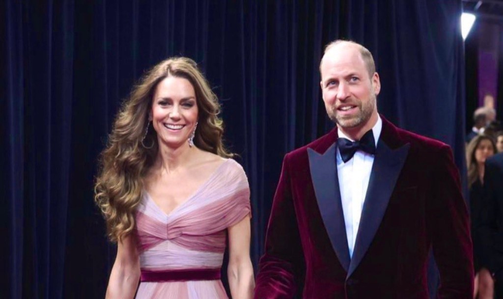 Kate znovu oblékla růžovou róbu Gucci na BAFTA&nbsp;2026